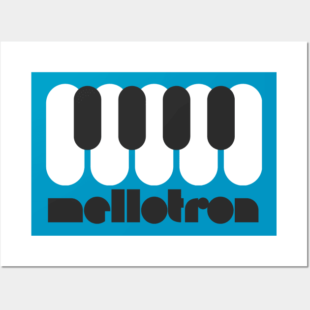 Mellotron - 70s Styled Retro Tribute Design T-Shirt Wall Art by DankFutura